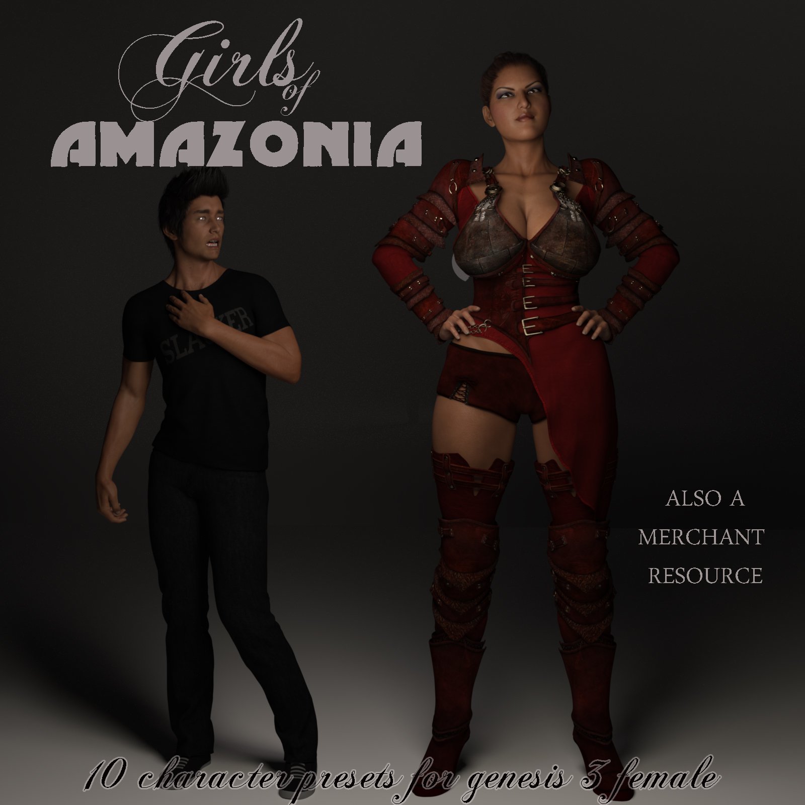 Girls of Amazonia G3F_DAZ3D下载站