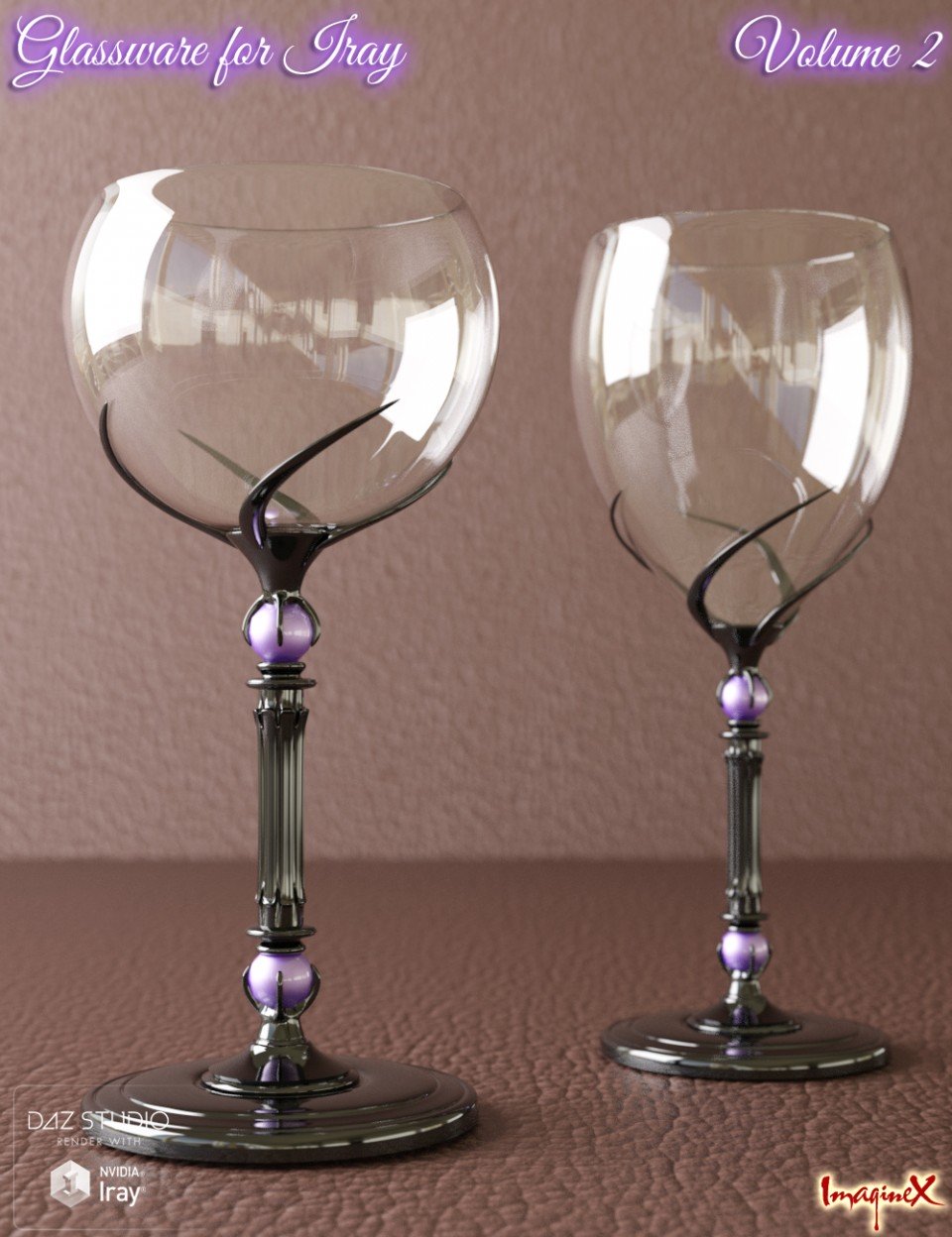 Glassware Collection for Iray Vol. 2_DAZ3D下载站