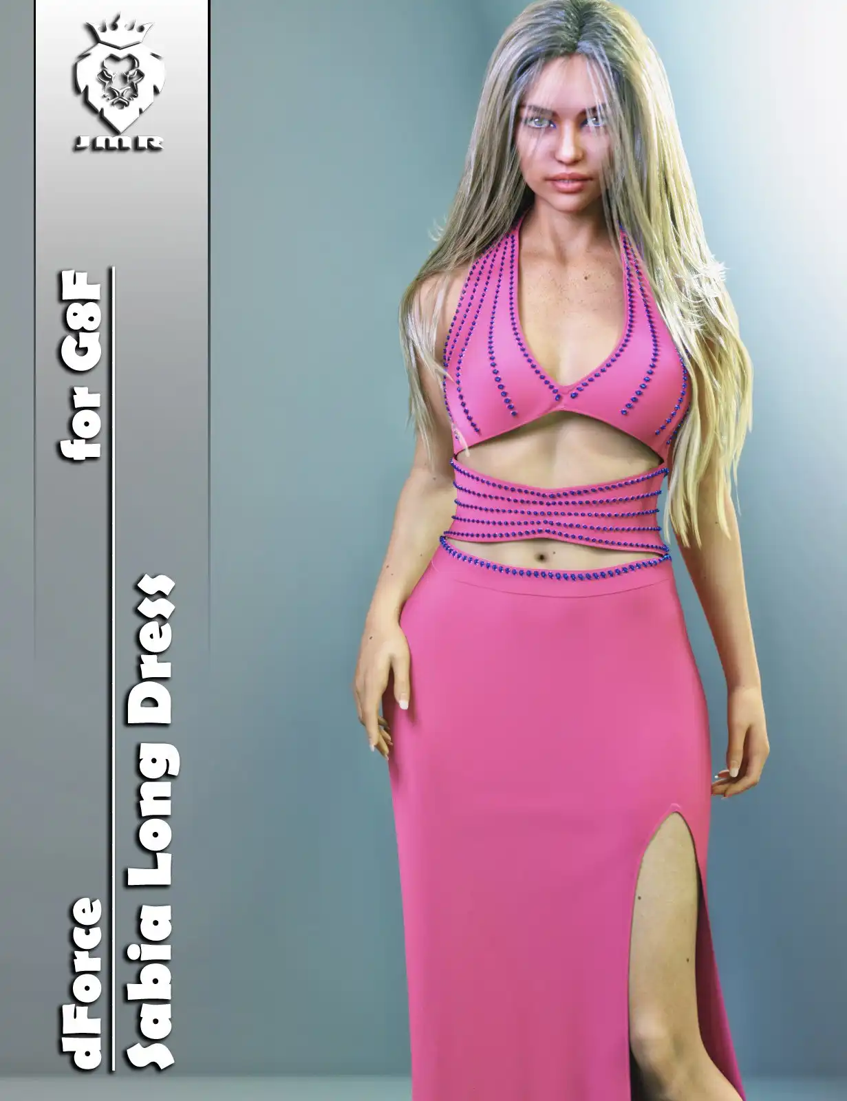 JMR dForce Sabia Long Dress for G8F_DAZ3DDL