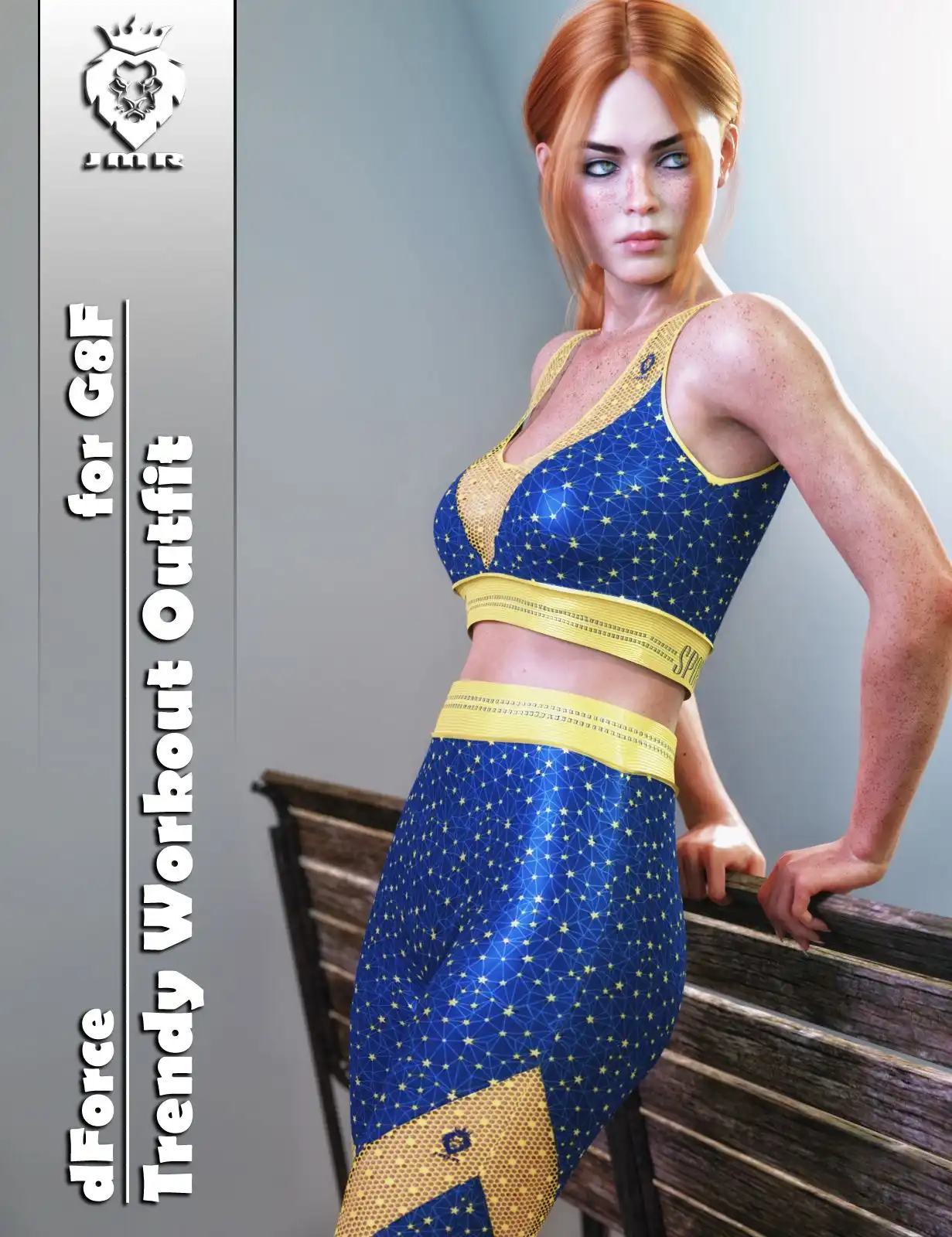 JMR dForce Trendy Workout Outfit for G8F_DAZ3DDL