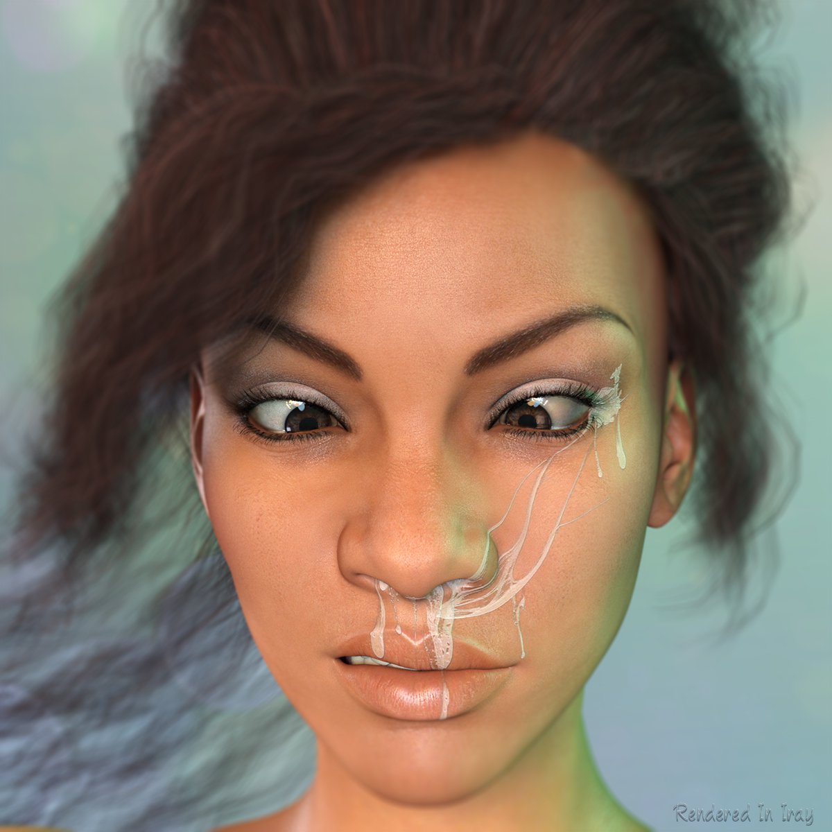 L.I.E. Snot And Slime Faces For Genesis 3 Female_DAZ3D下载站