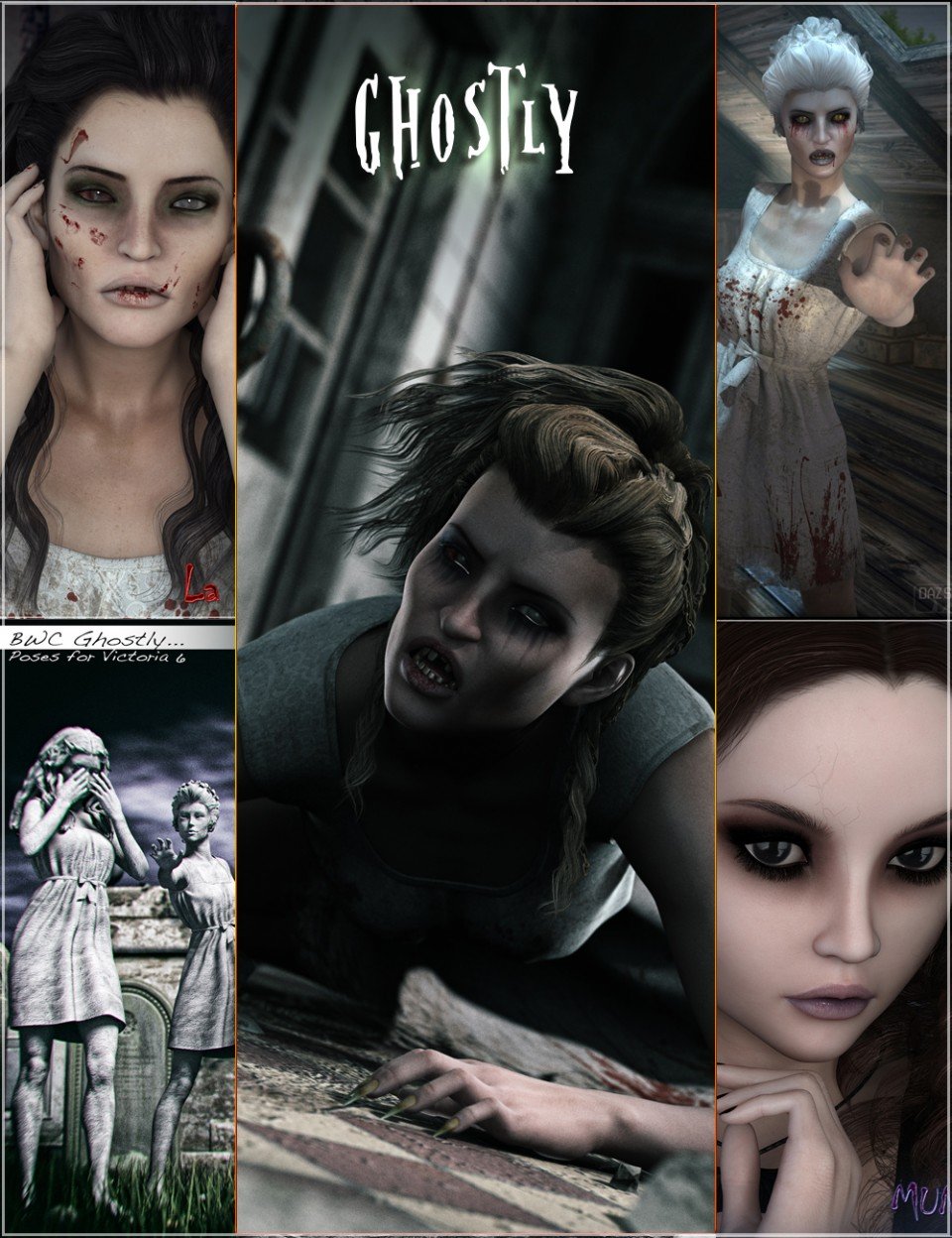 La Llorona – Ghostly HD Characters, Outfit and Poses Bundle_DAZ3DDL