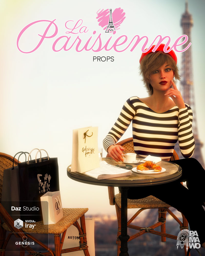 La Parisienne Props DS_DAZ3D下载站
