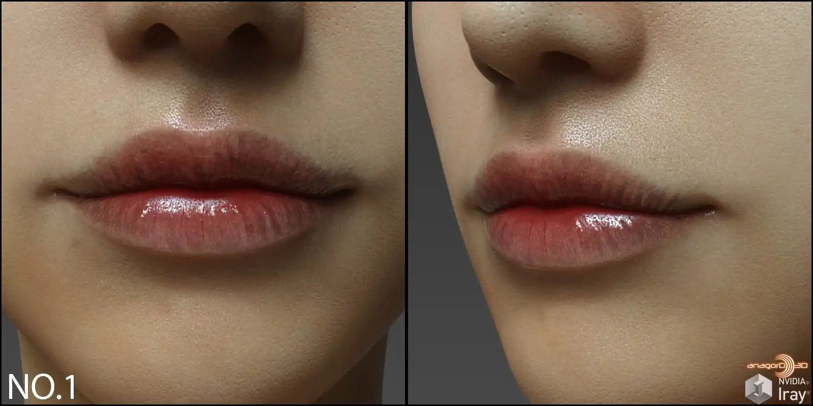 Lips Morphs for G8F Vol 5_DAZ3D下载站