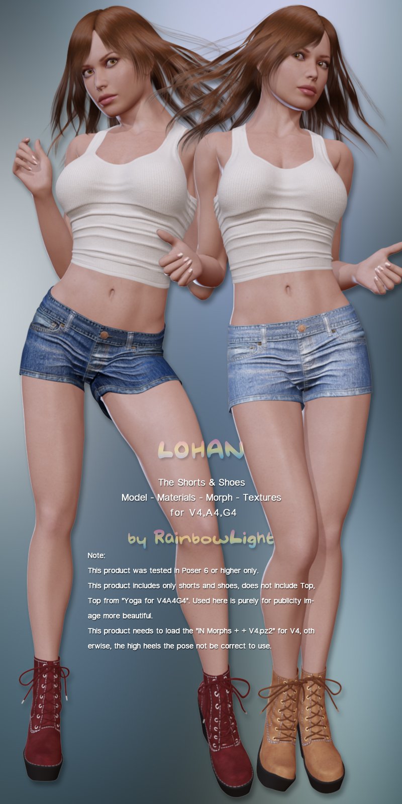 Lohan for V4A4G4_DAZ3D下载站