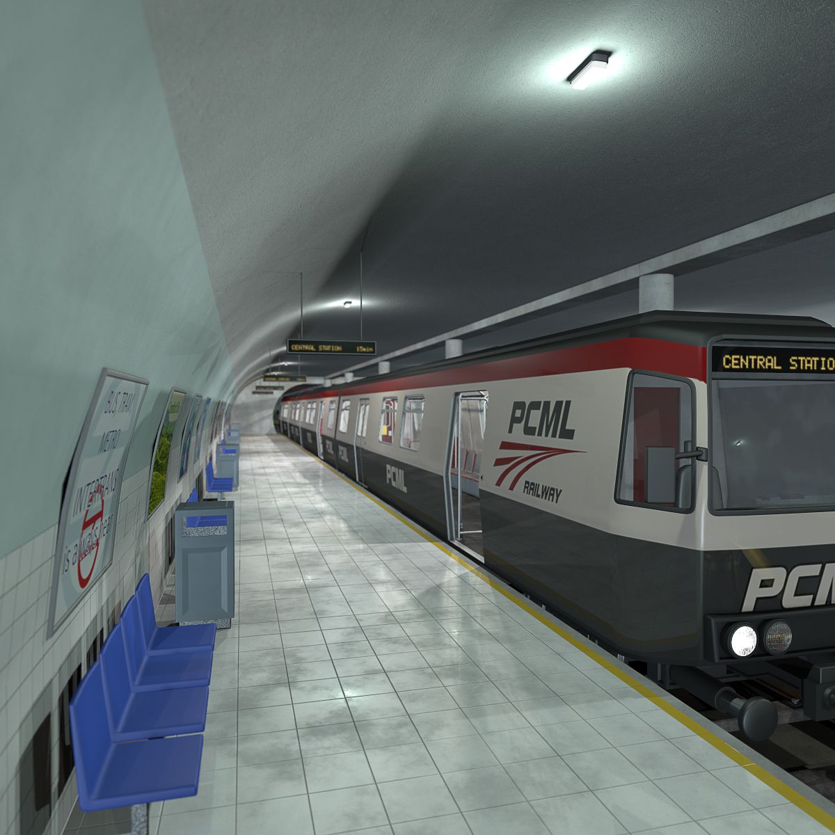 Metro and Subway Station_DAZ3D下载站