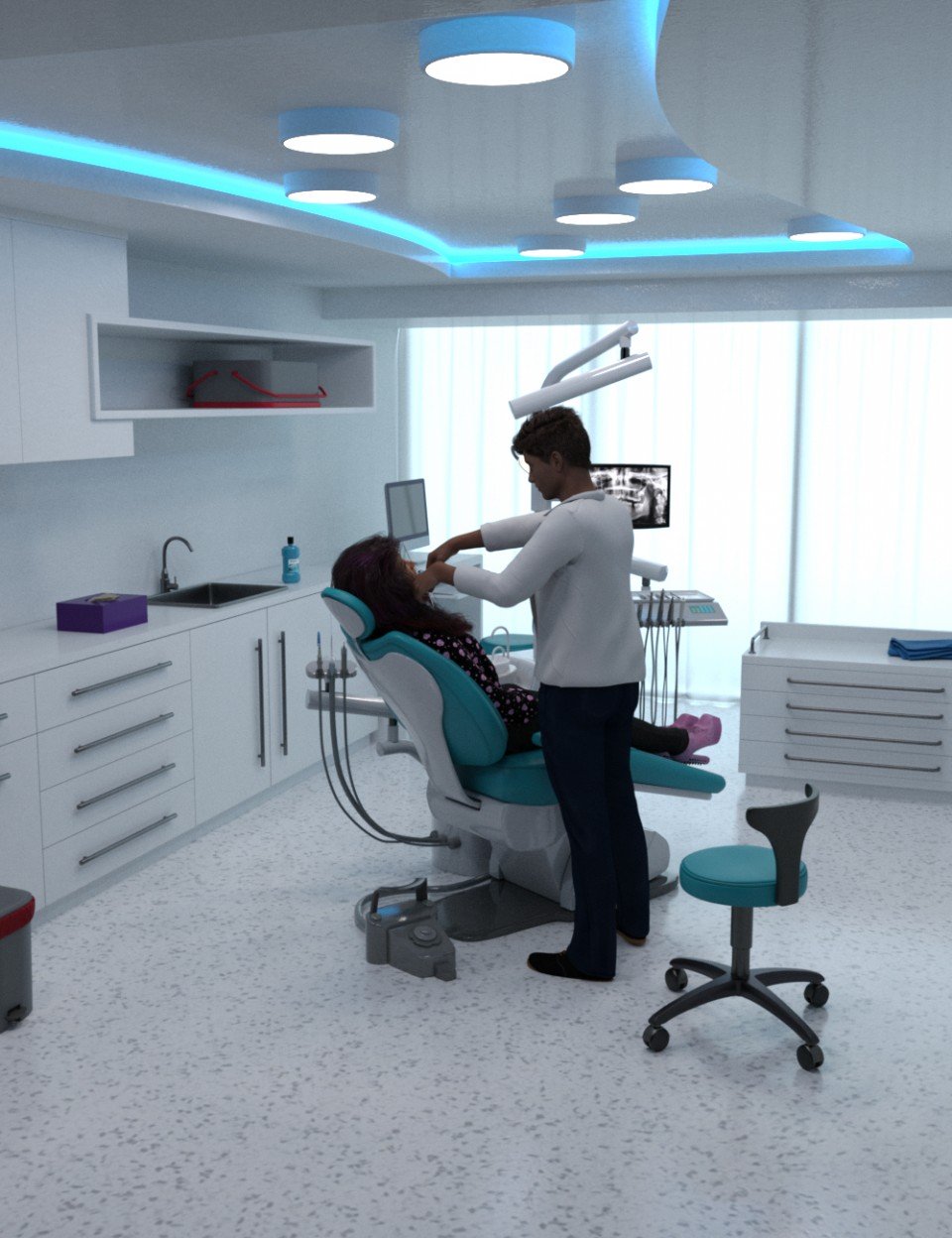 Modern Dental Clinic_DAZ3D下载站