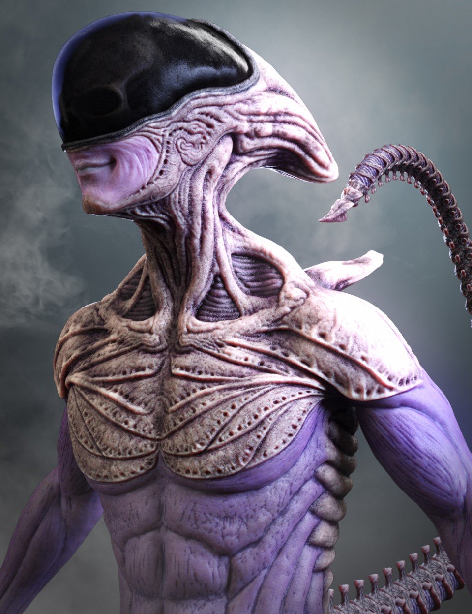 Mysterious Alien HD for Genesis 8 Male_DAZ3D下载站