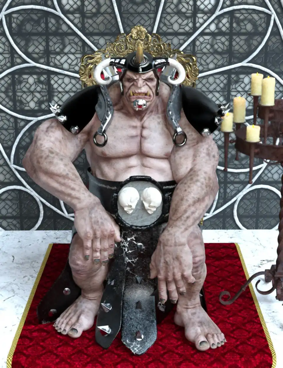 Ogre Poses for Genesis 8 Ogre HD_DAZ3D下载站