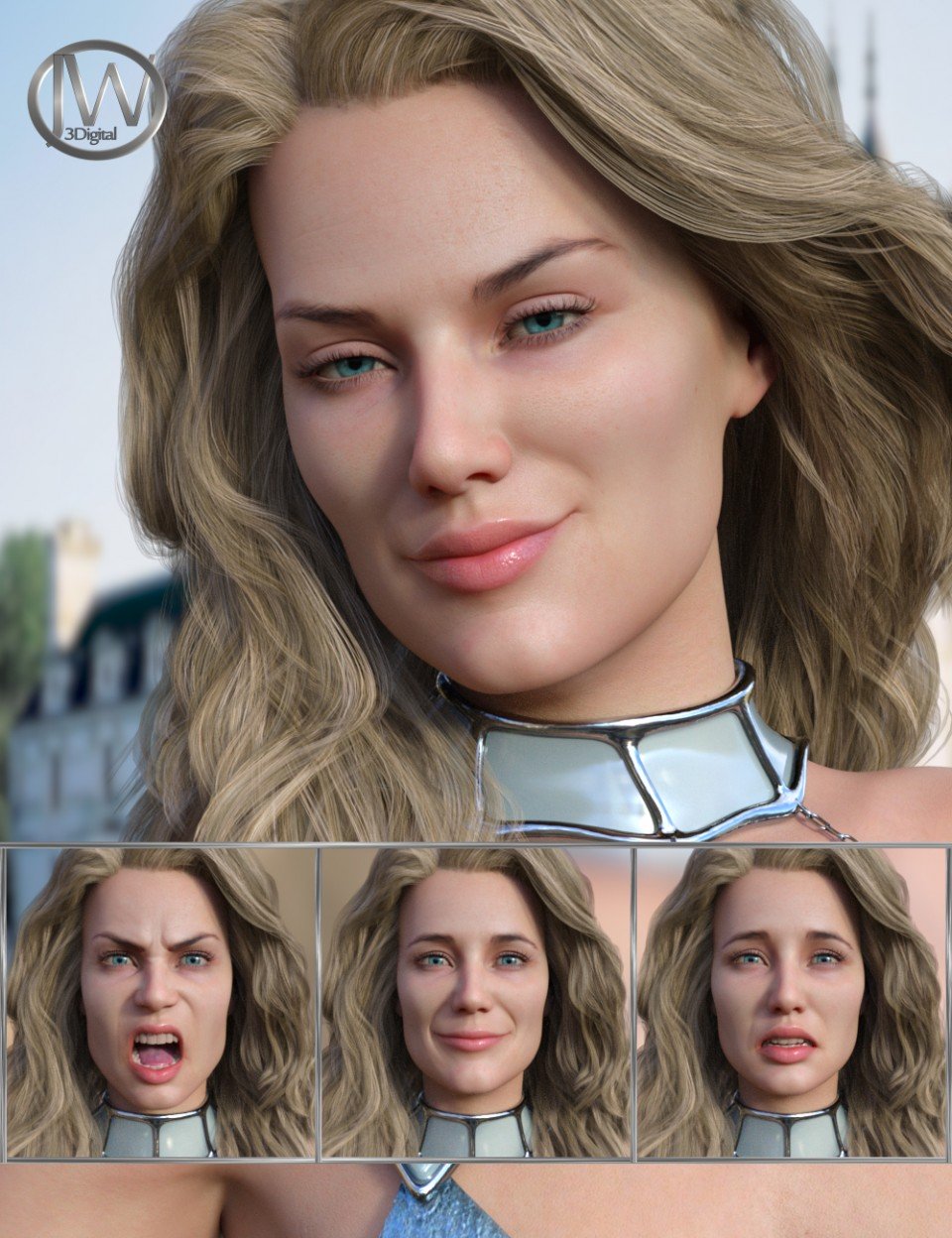 Perfect Goddess – Expressions for Genesis 8 Female and Ellithia 8_DAZ3D下载站