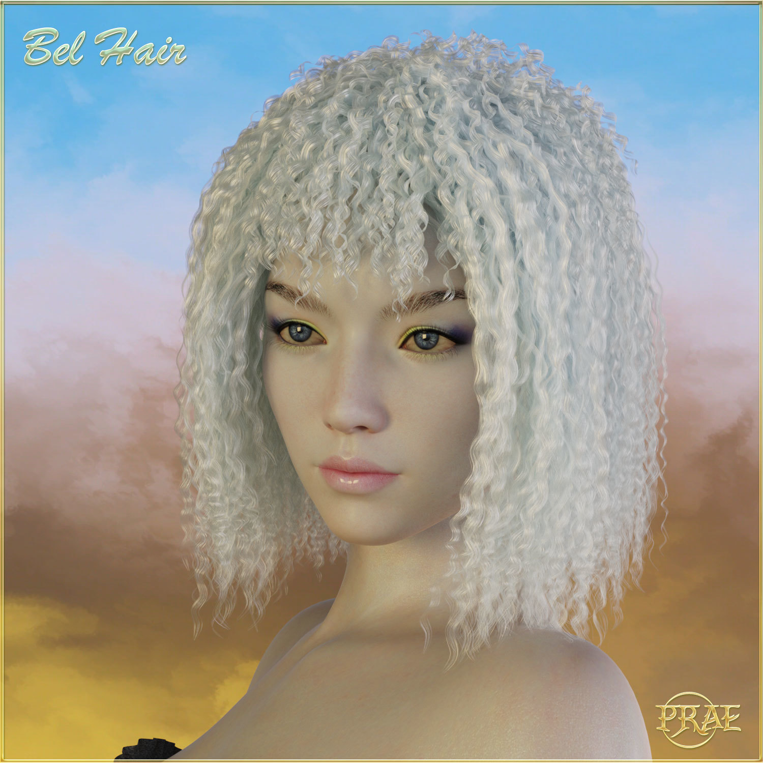 Prae-Bel Hair G3/G8 Daz_DAZ3D下载站