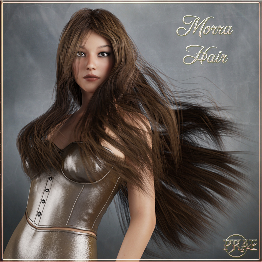 Prae-Morra Hair for G3/G8_DAZ3D下载站