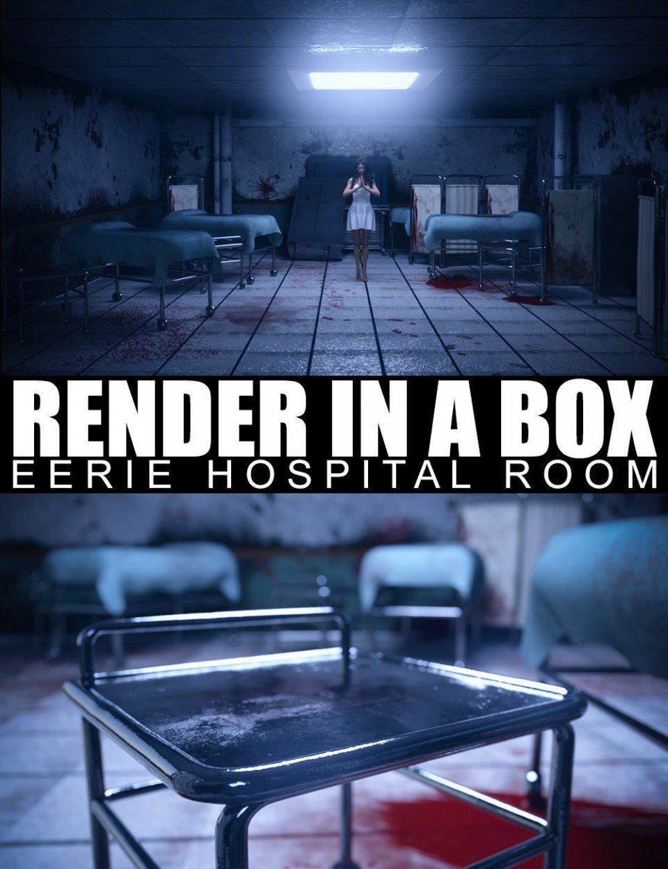 Render In A Box – Eerie Hospital Room_DAZ3D下载站