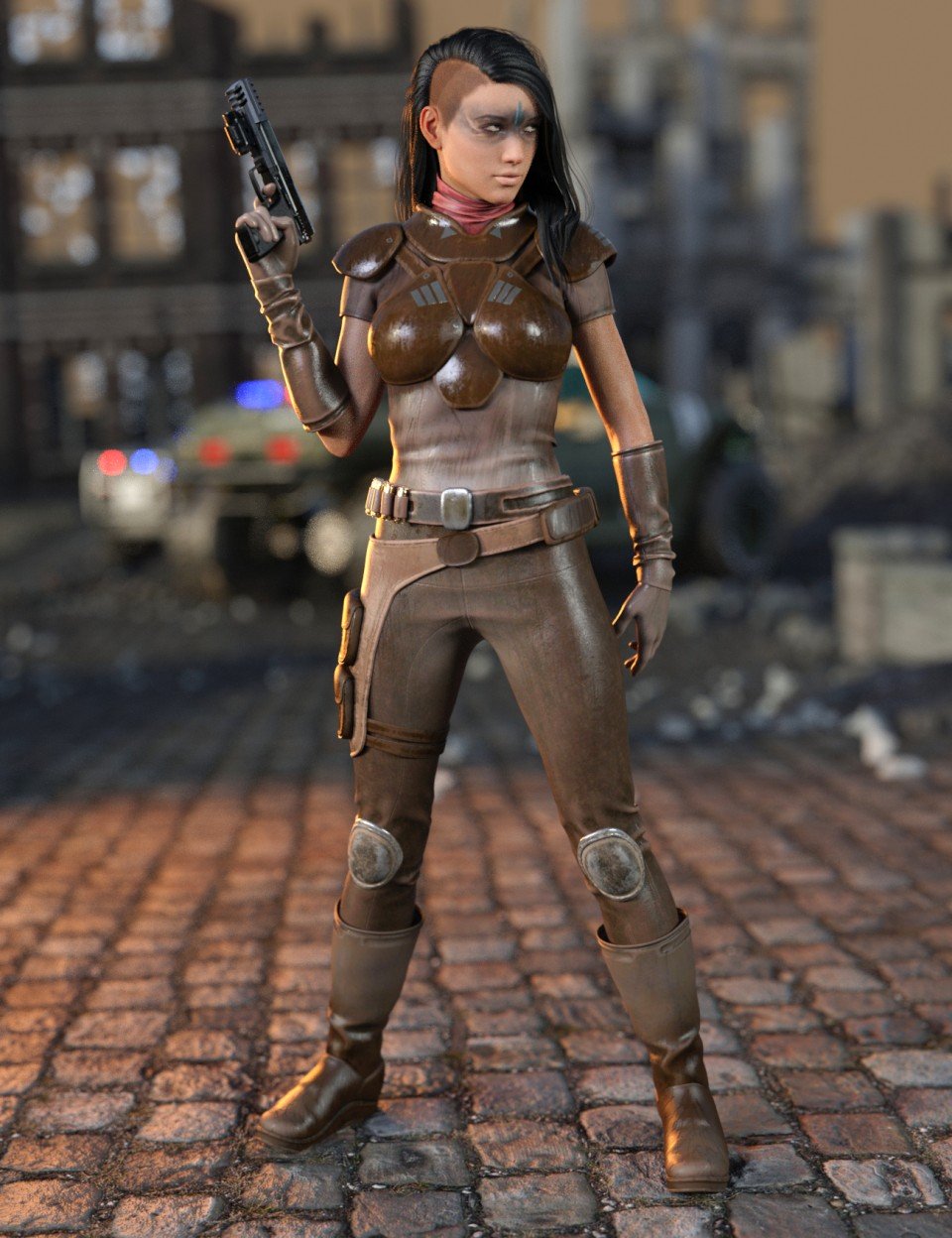 Sci-Fi Raider Outfit for Genesis 8 Female(s)_DAZ3DDL