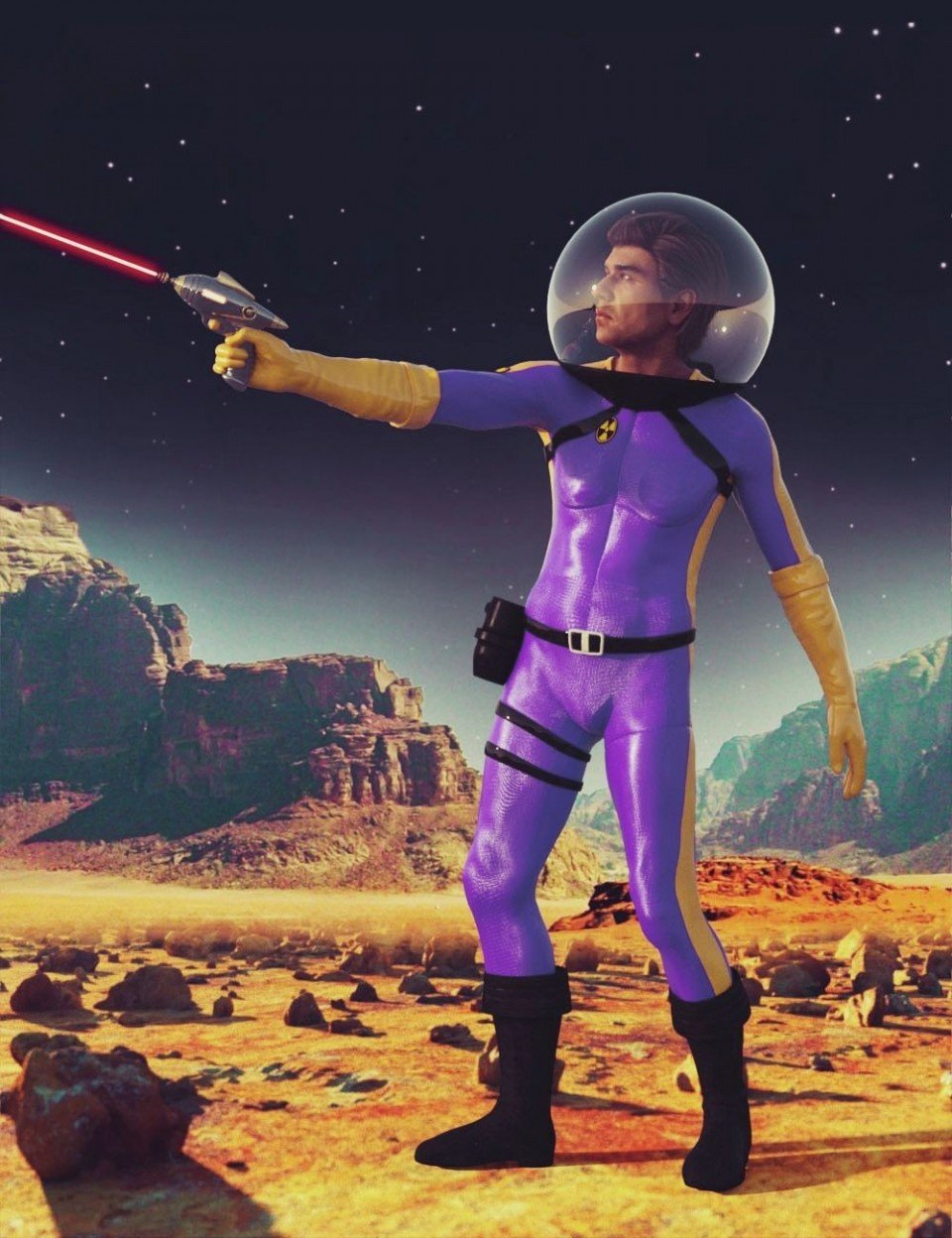Sci-Fi Retro Space Suit for Genesis 8 Male(s)_DAZ3DDL