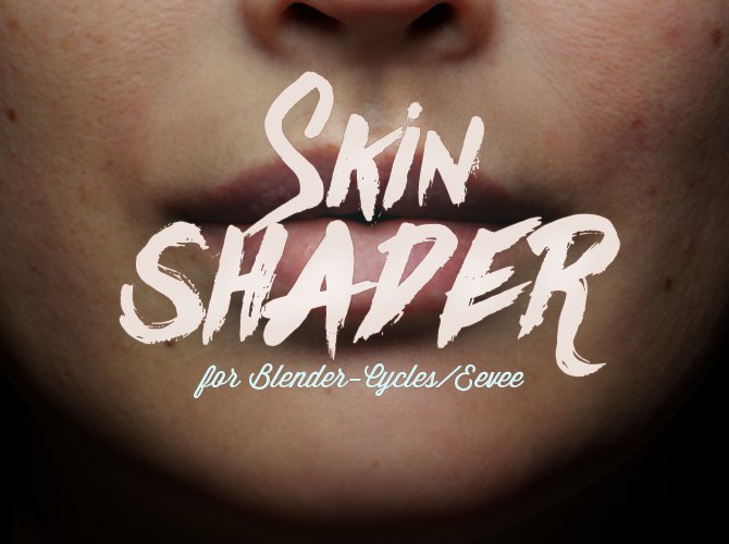 Skin Shader for Blender-Cycles/EEVEE_DAZ3D下载站