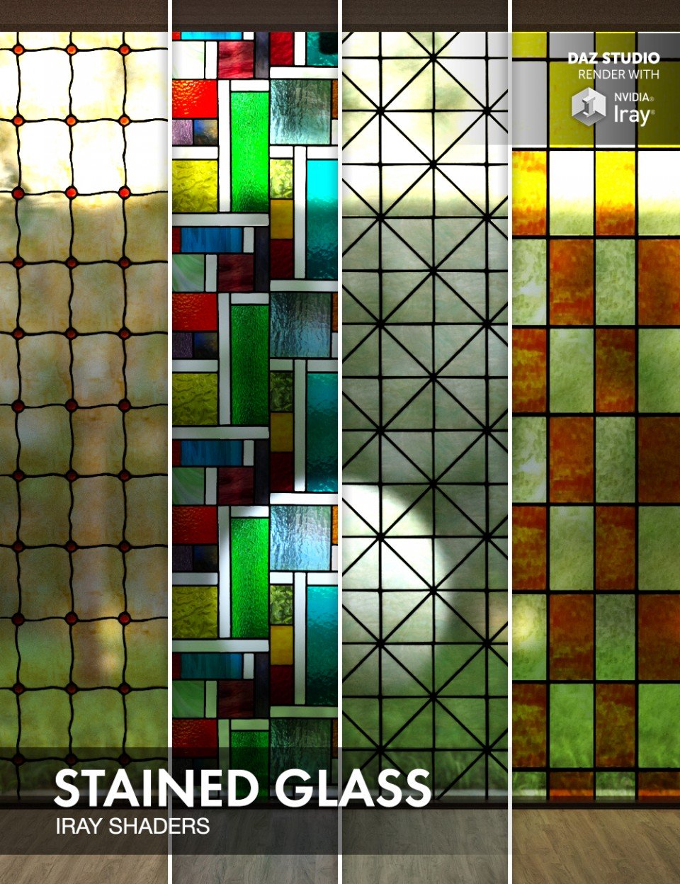 Stained Glass – Iray Shaders_DAZ3D下载站