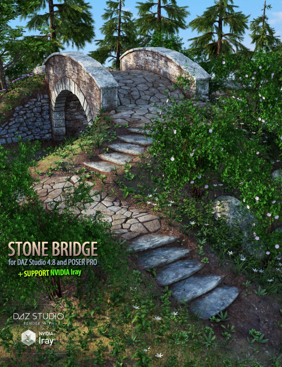 Stone Bridge_DAZ3D下载站