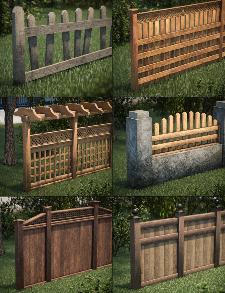 The Fence Collection_DAZ3DDL