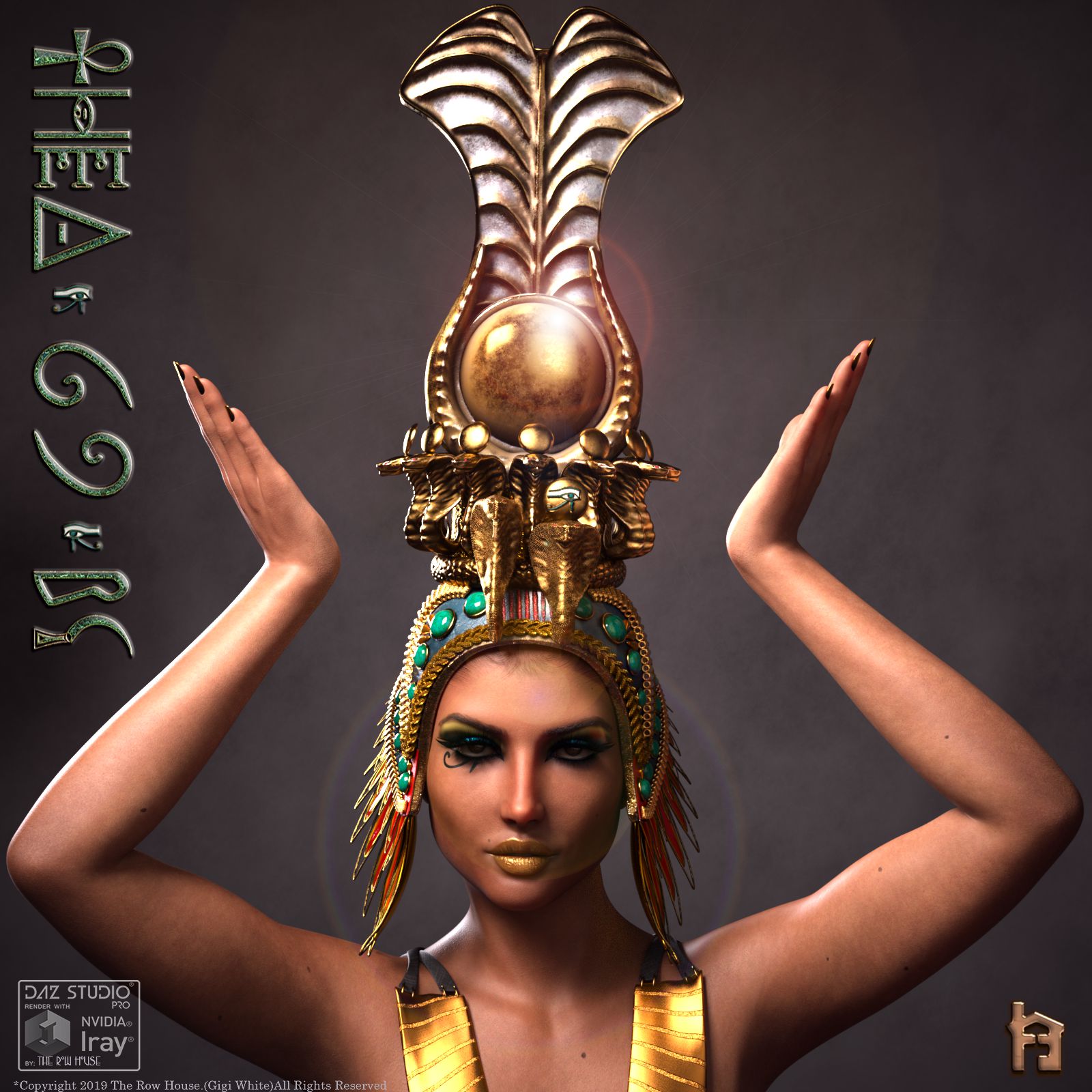 Thea 69 BC Headdress G8F_DAZ3D下载站