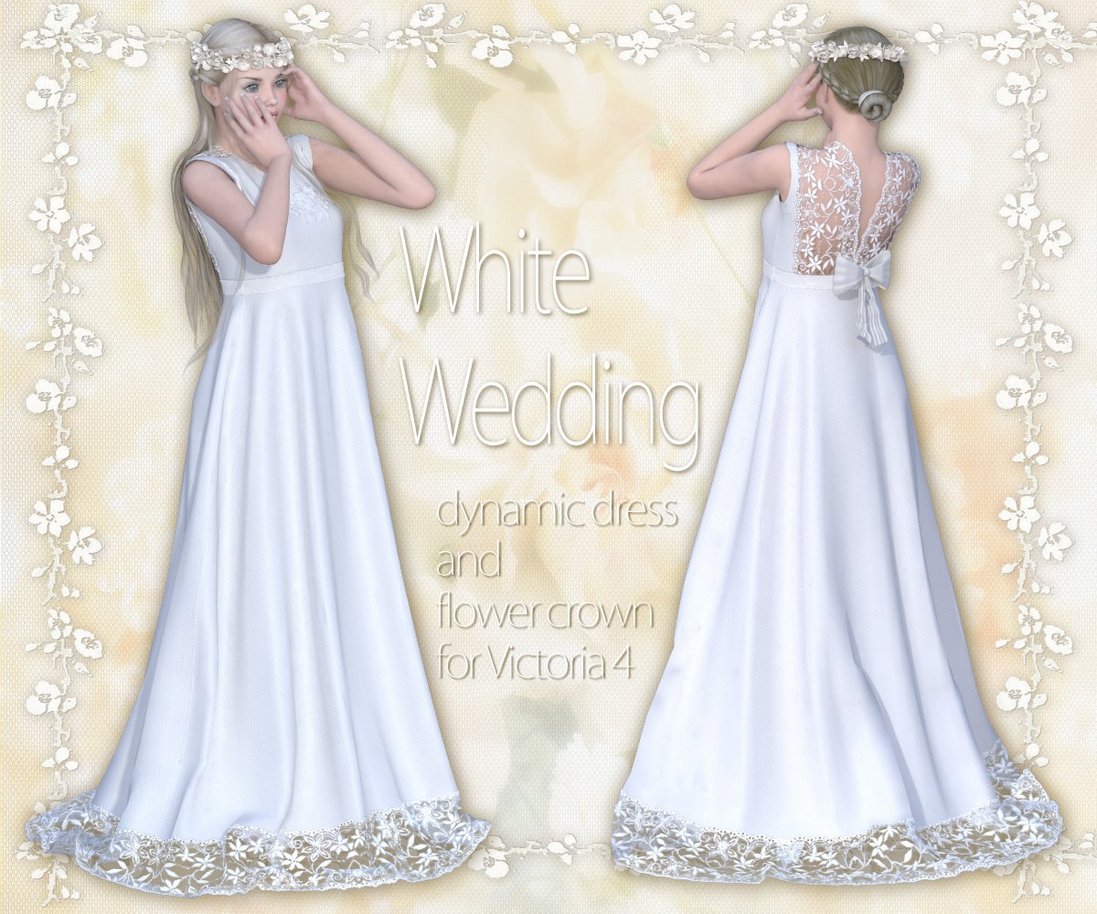 White Wedding V4_DAZ3D下载站