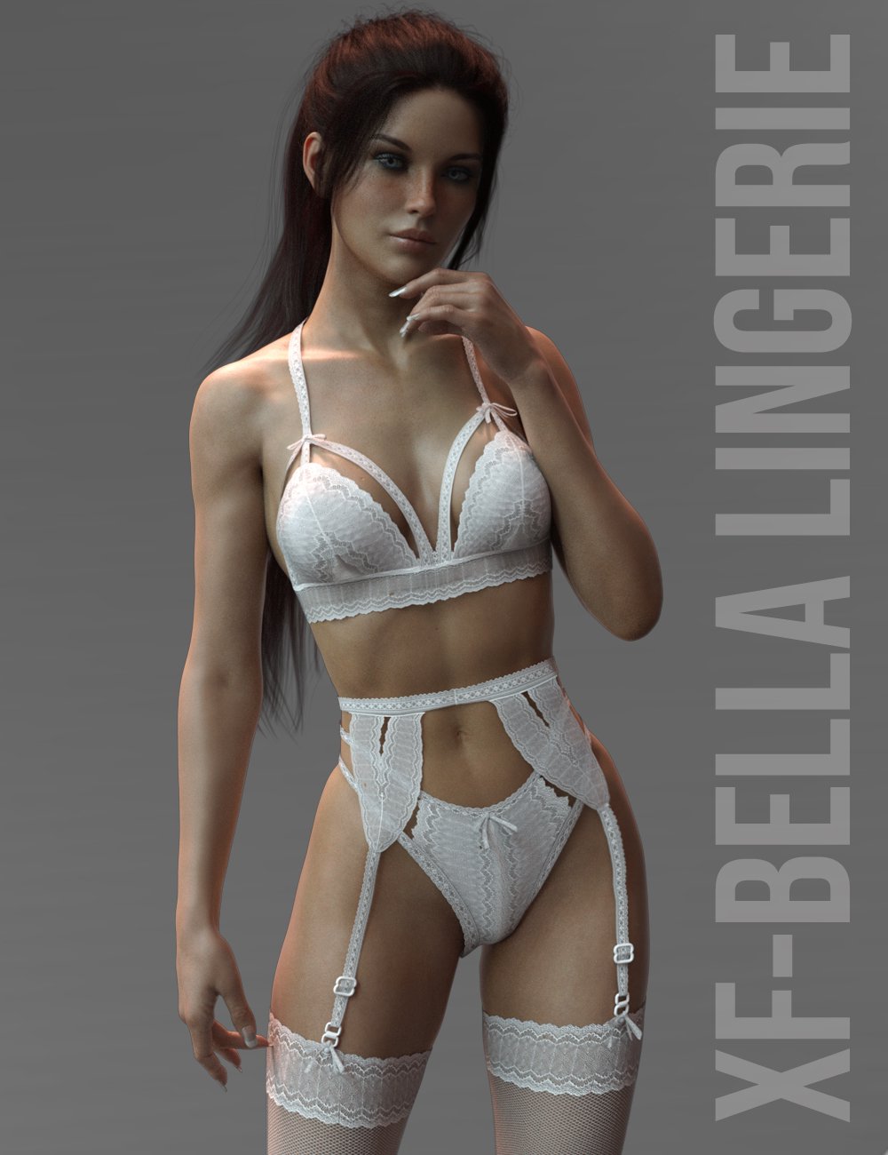 X-Fashion Bella Lingerie Genesis 8 Females_DAZ3D下载站
