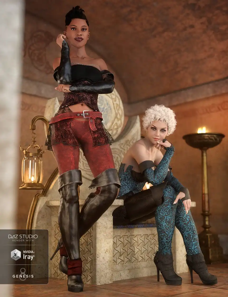 dForce Dark Wolf Outfit Textures_DAZ3DDL