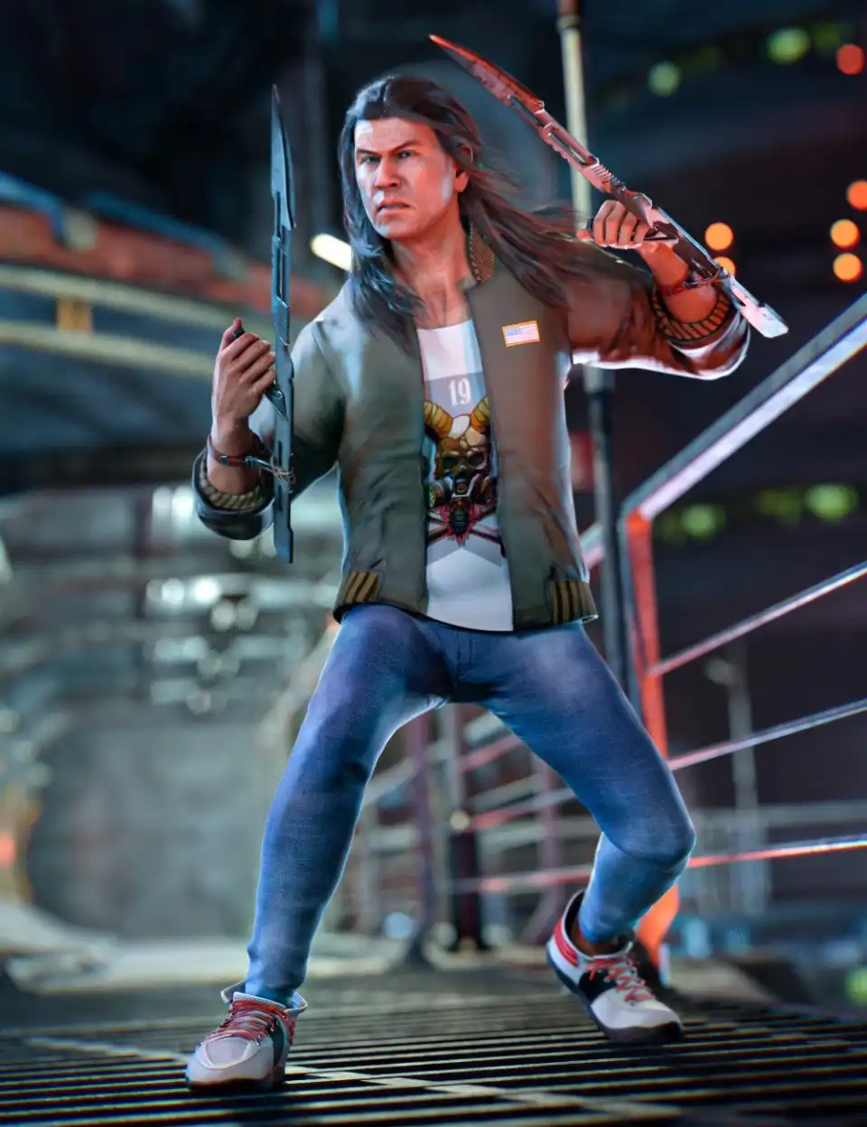 dForce Street Blade Outfit for Genesis 8 Male(s)_DAZ3DDL