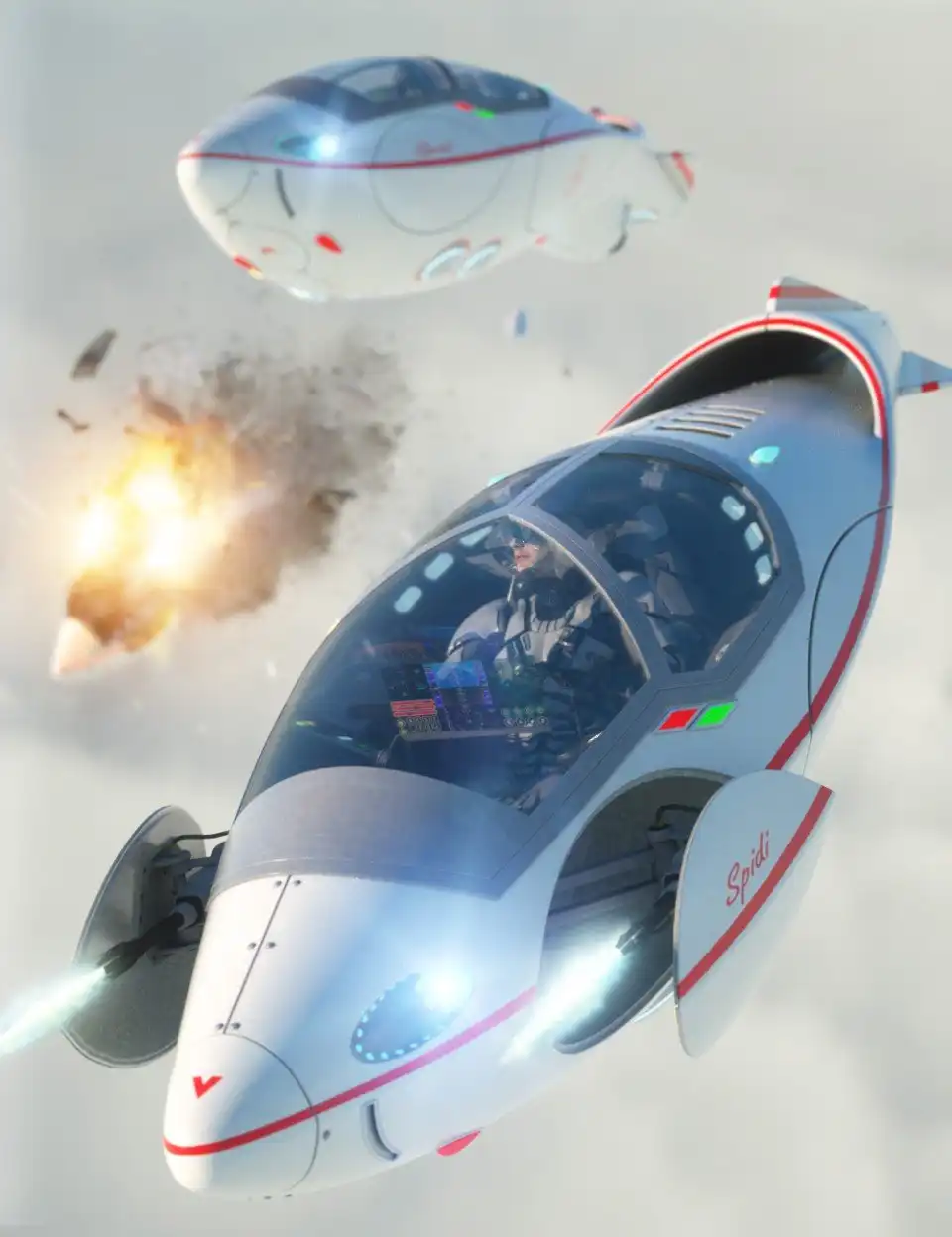 Aircraft Spidi_DAZ3DDL