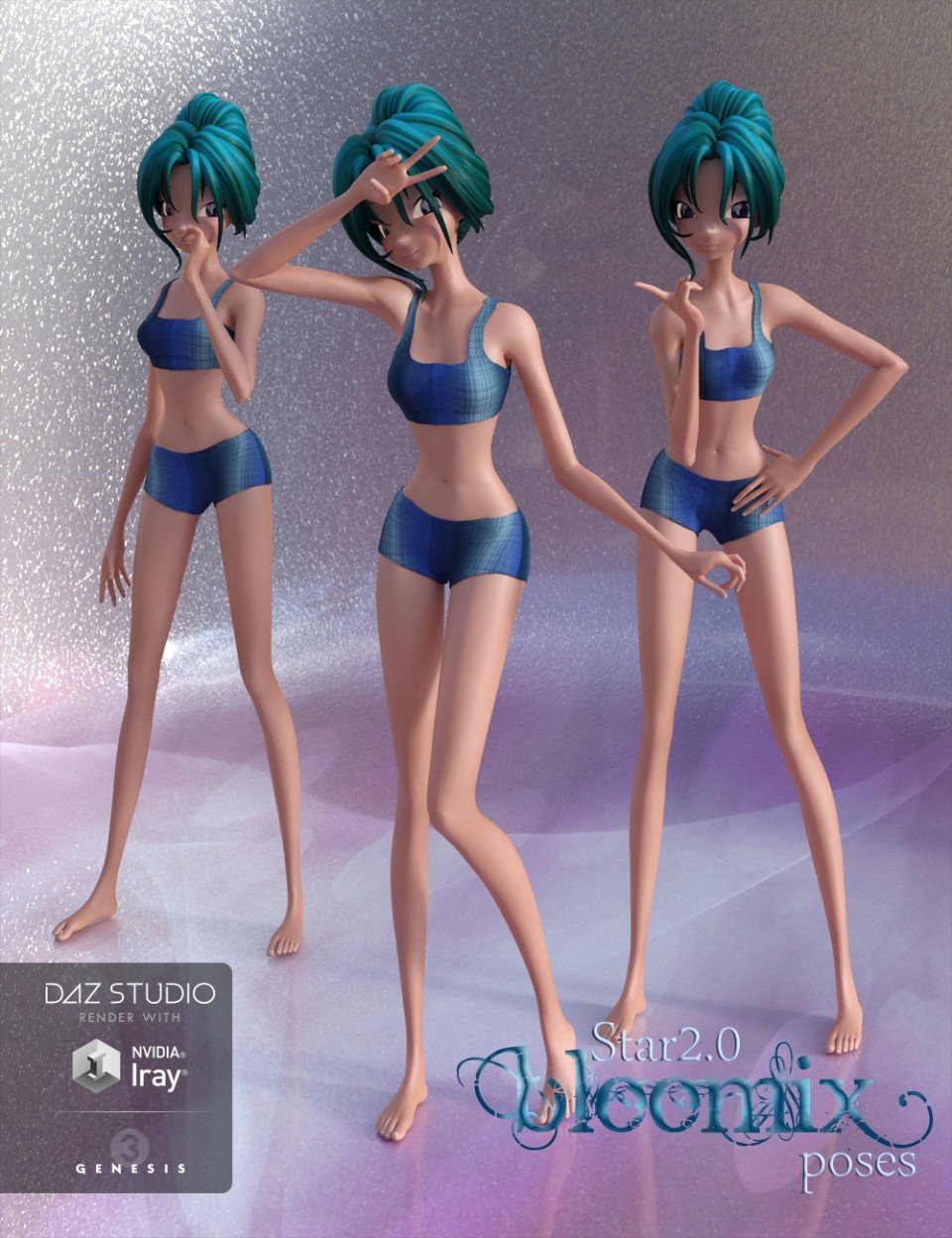 BloomiX Poses for Star 2.0_DAZ3DDL