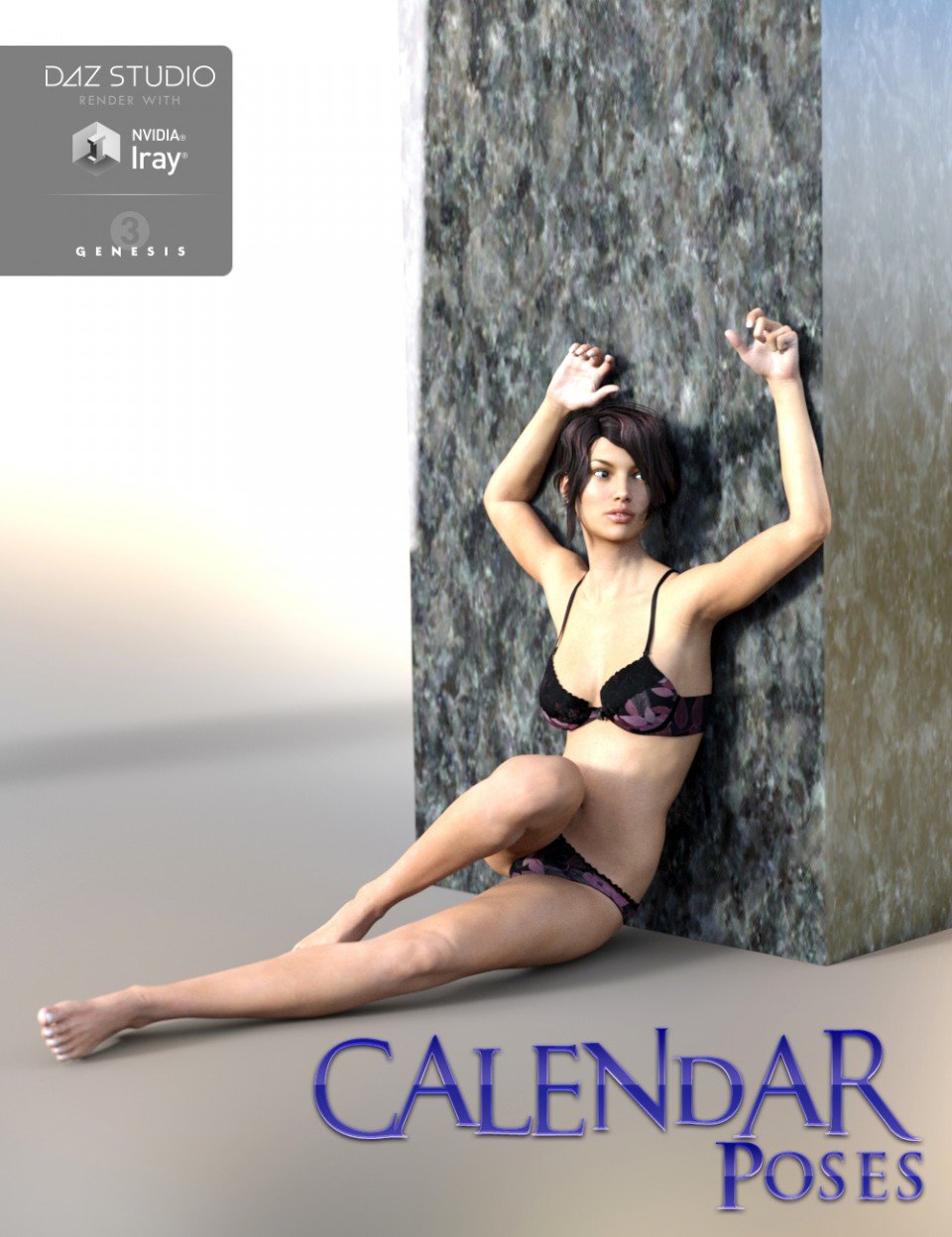 Calendar Poses for Victoria 7_DAZ3D下载站