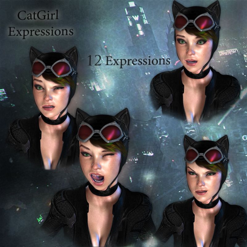 CatGirl Expressions_DAZ3DDL
