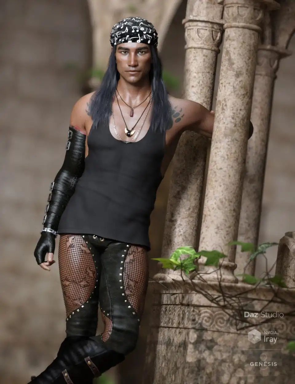 Chayton for Dasan 8 and Genesis 8 Male(s)_DAZ3DDL