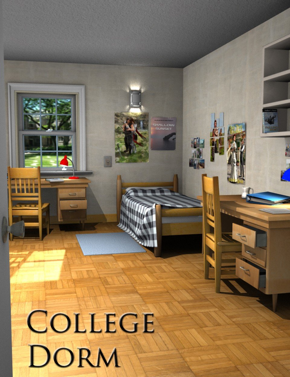 College Dorm_DAZ3D下载站