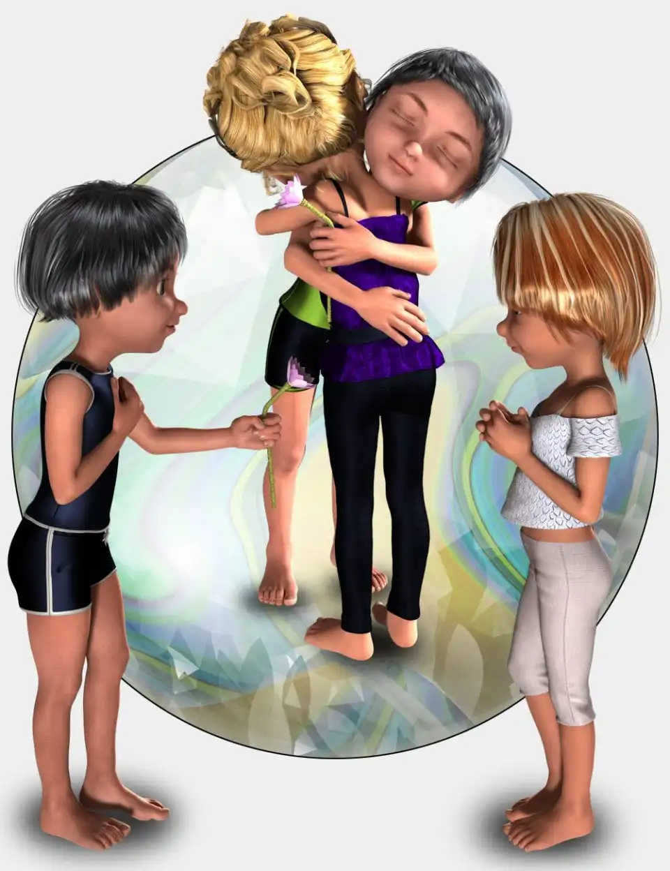 Cute Little Poses_DAZ3DDL