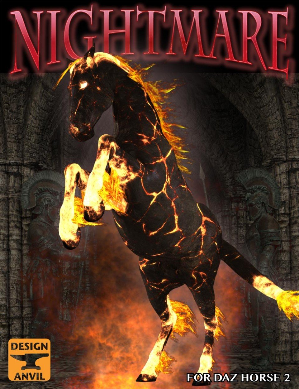 DA Nightmare for DAZ Horse 2_DAZ3D下载站