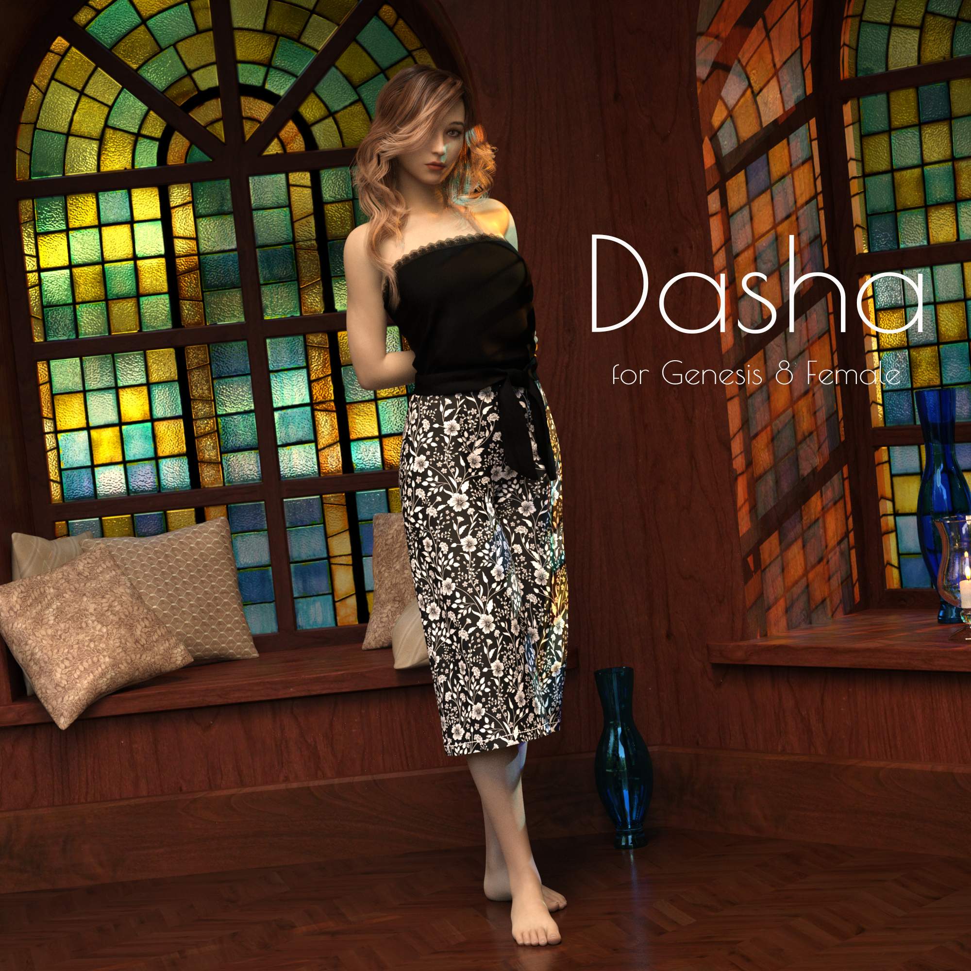 Dasha Teen For Genesis 8 Female_DAZ3D下载站