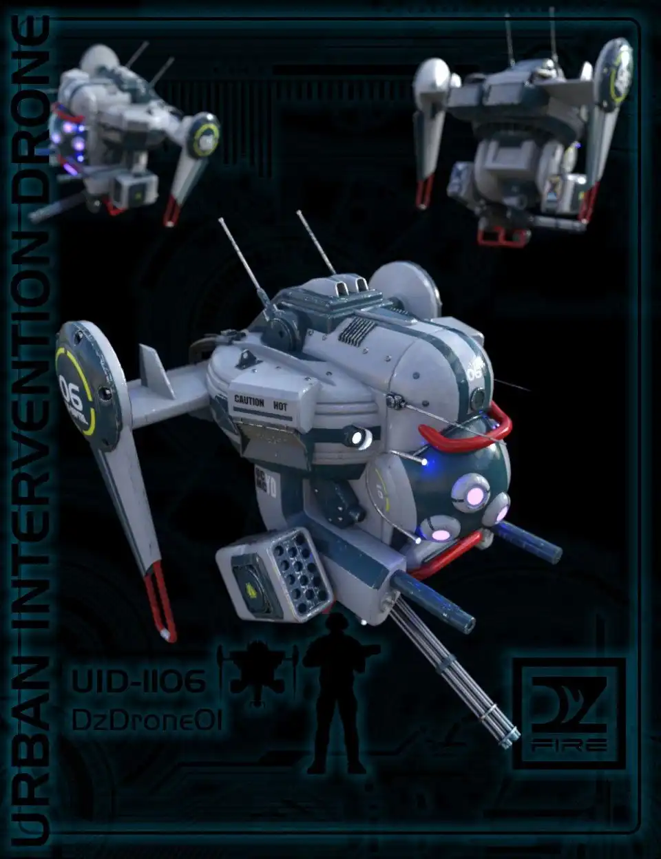 DzDrone 01_DAZ3DDL