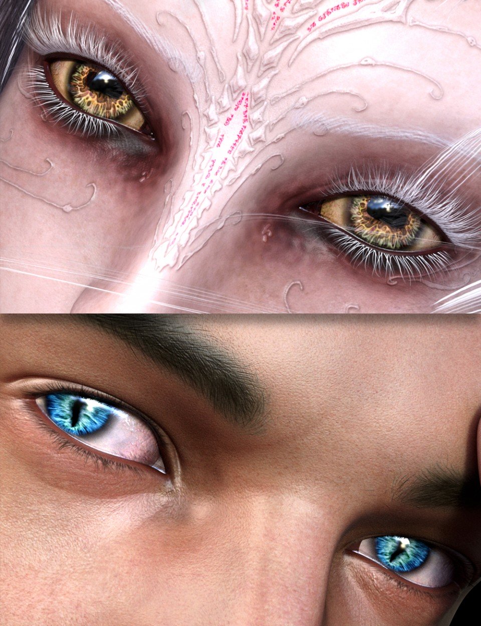 EYEdeas 4 for Genesis 3 Female(s) and Male(s) and Merchant Resource_DAZ3D下载站