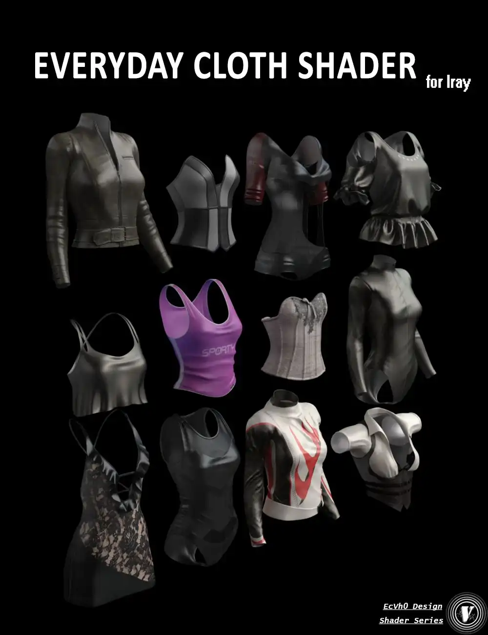EcVh0 Daily Cloth Shader for Iray_DAZ3DDL