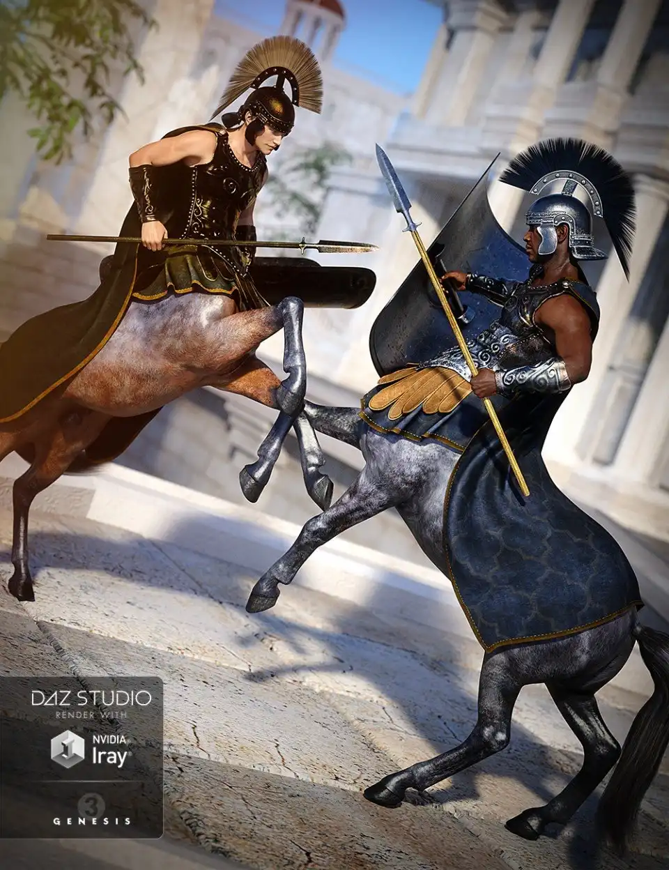 Empire Centaur Armor Textures_DAZ3DDL
