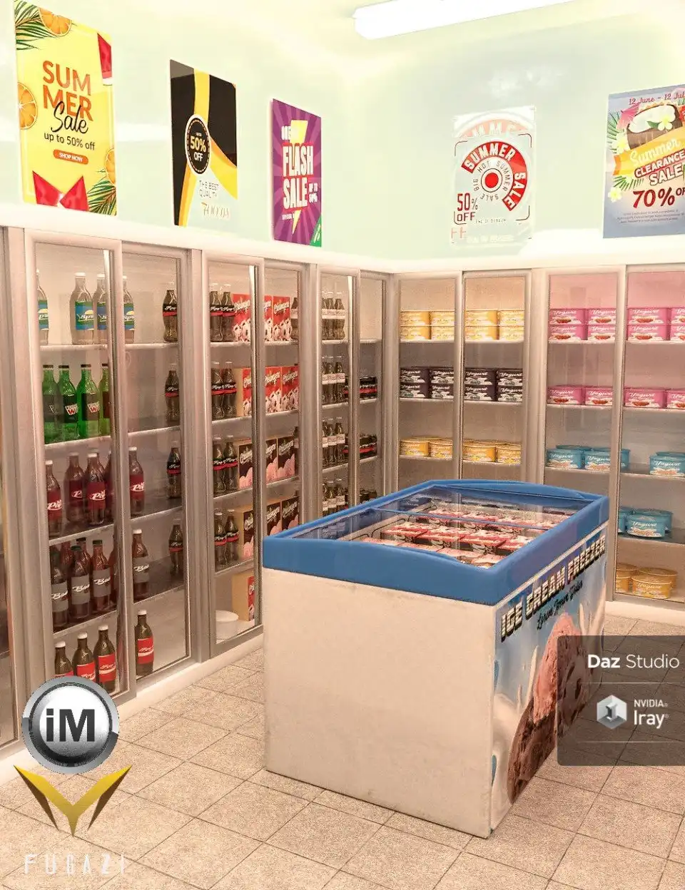 FG Gas Station Bundle_DAZ3DDL