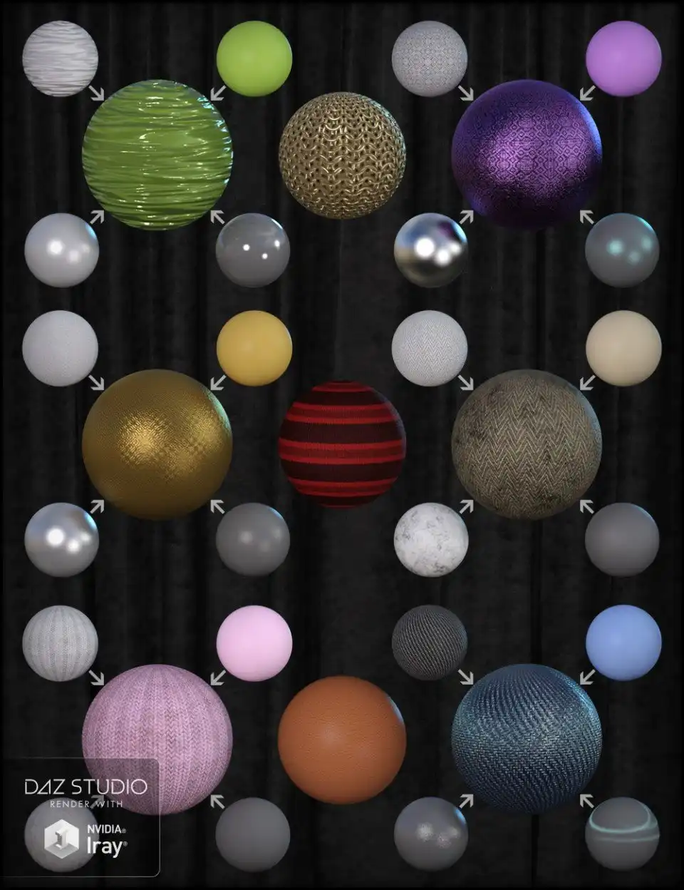 Fabric Basics Mix and Match for Iray_DAZ3DDL