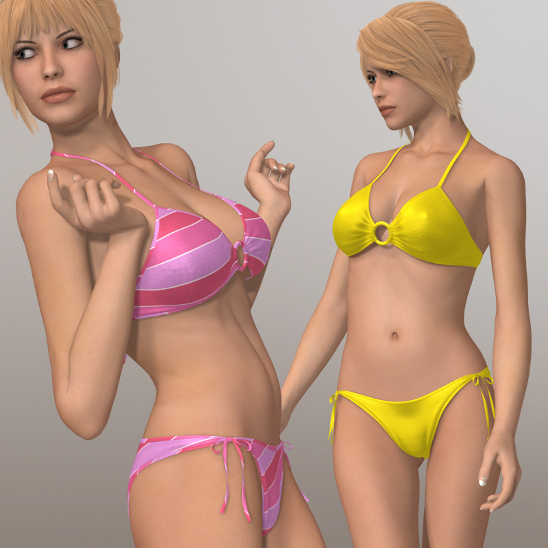 Familiar Bikini V4/A4/G4/S4/Elite_DAZ3D下载站