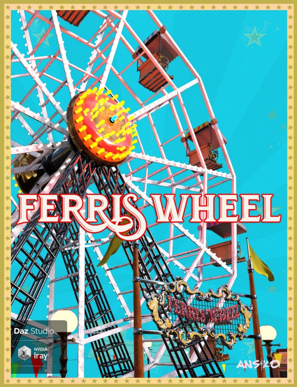 Ferris Wheel_DAZ3D下载站