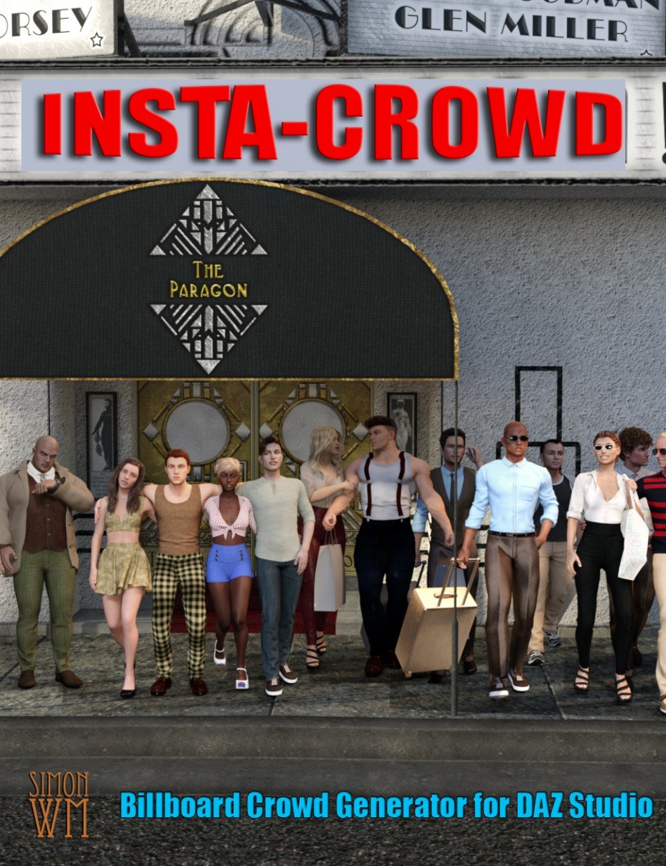 Insta-Crowd Billboards_DAZ3DDL