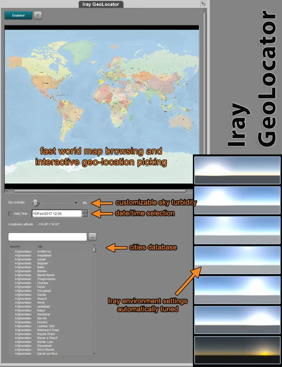 Iray GeoLocator_DAZ3D下载站