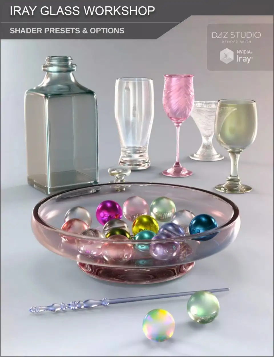 Iray Glass Workshop_DAZ3DDL