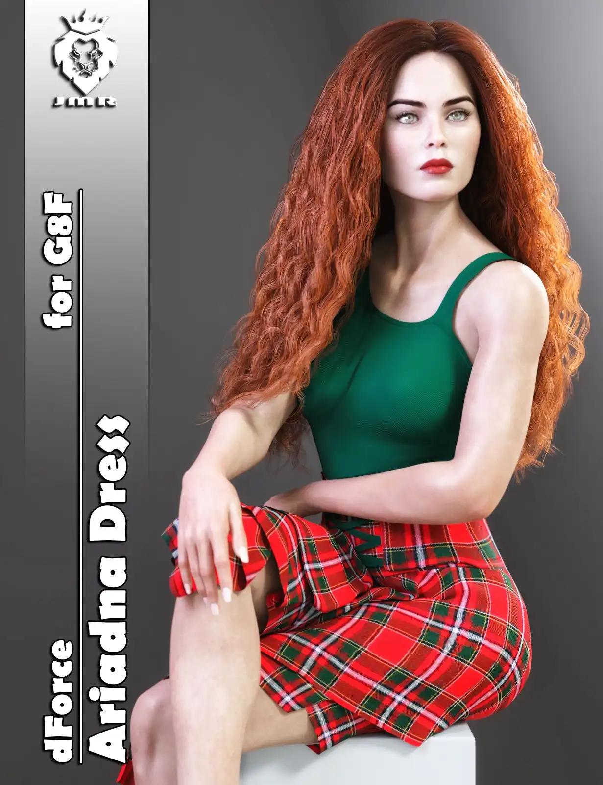 JMR dForce Ariadna Dress for G8F_DAZ3DDL