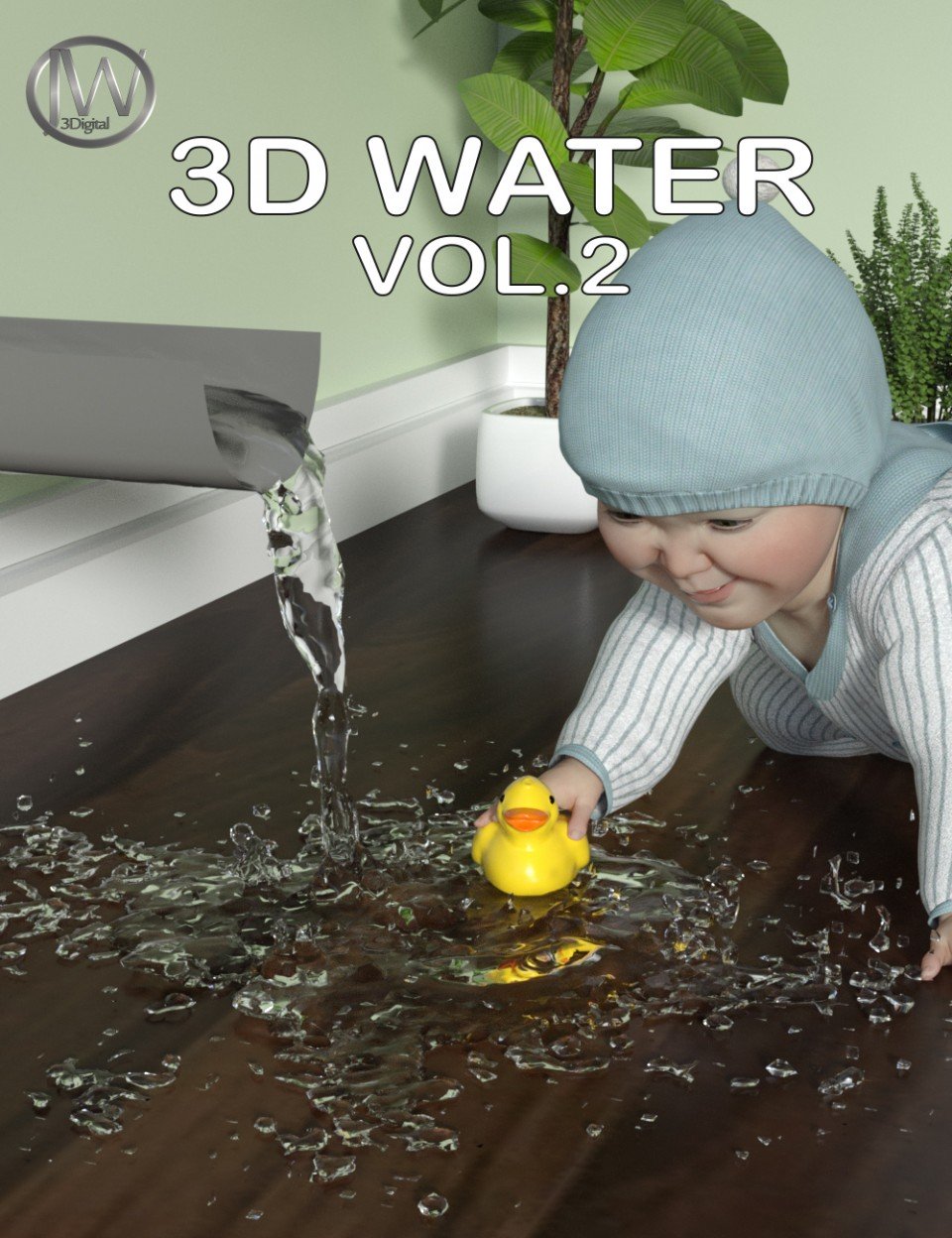 JW 3D Water Props Vol. 2_DAZ3D下载站